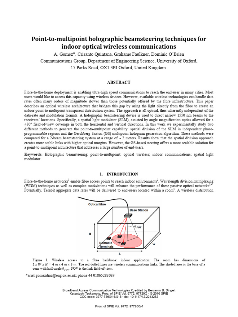 Beam Steering Magnification - 大角度 | PDF | Fiber Optic Communication ...