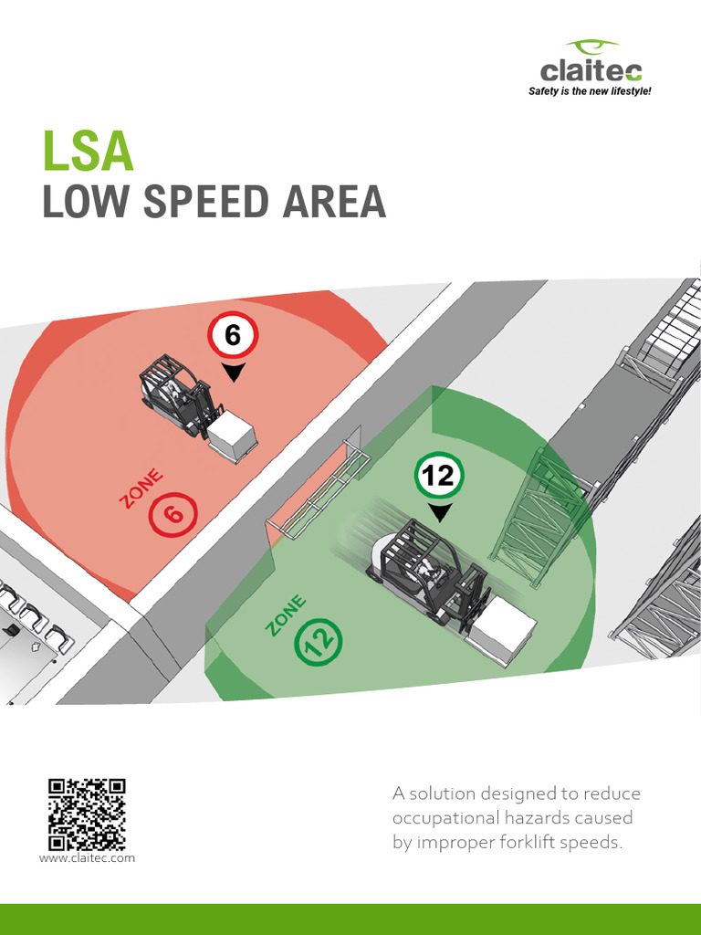 Low Speed Area CLAITEC LSA EN V1.1 | PDF | Forklift | Speed Limit
