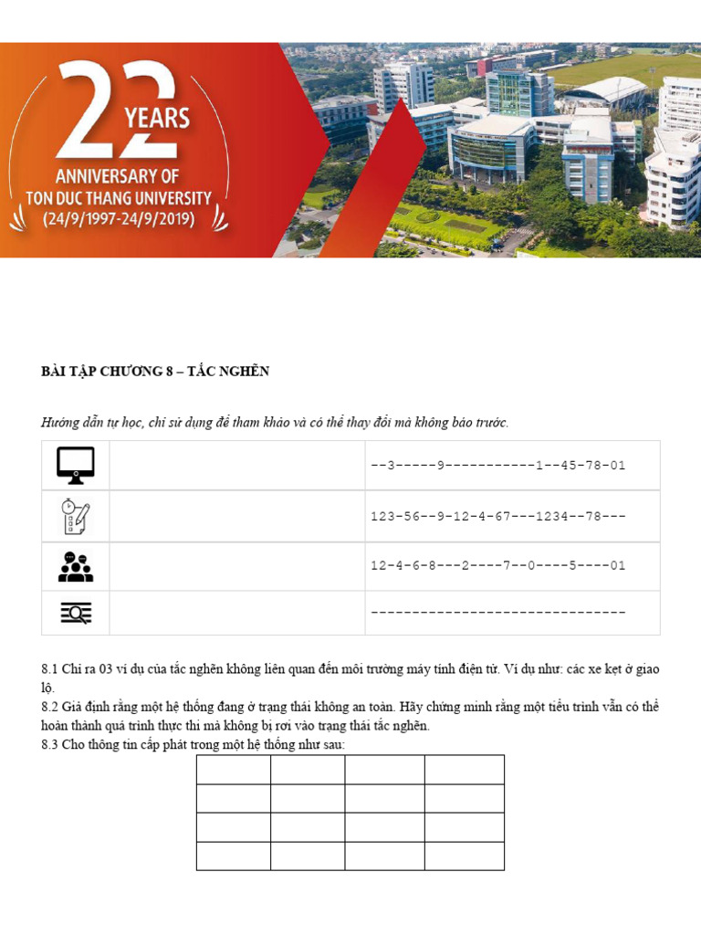 Exercise 08 - Deadlock | PDF