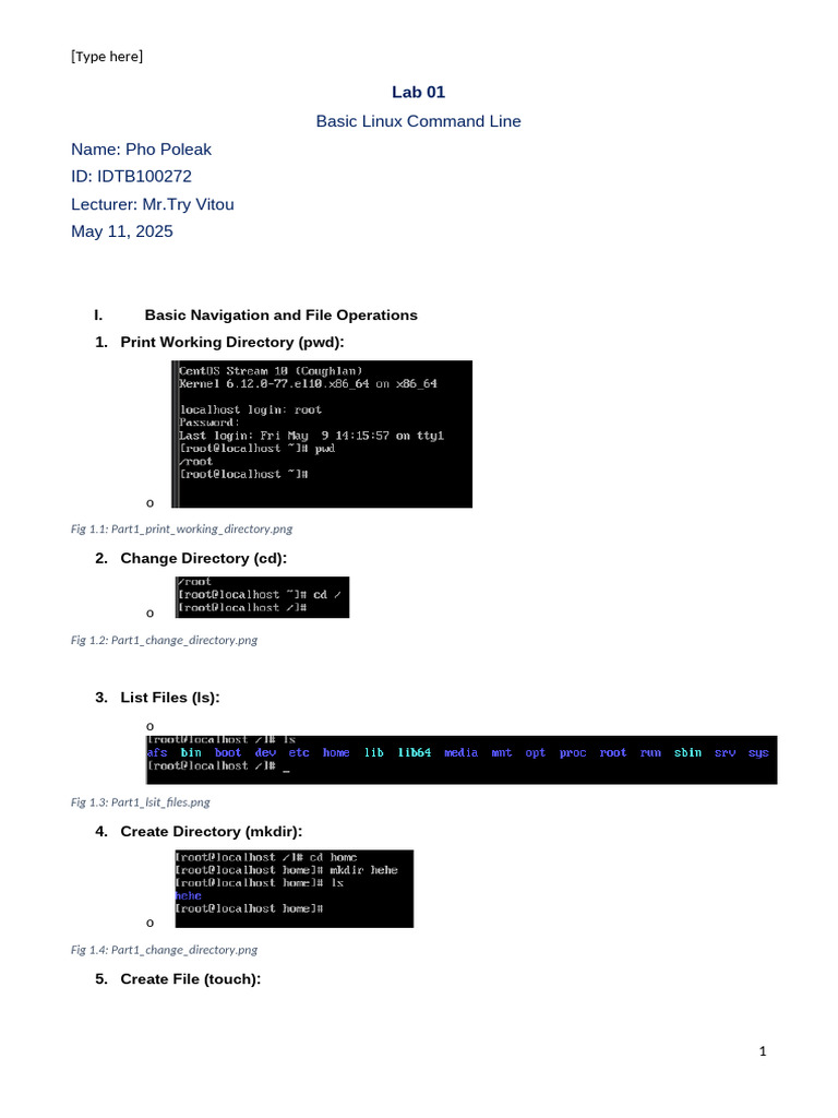 Lab01basiclinuxcommandline (2) | PDF | Secure Shell | Computer Architecture