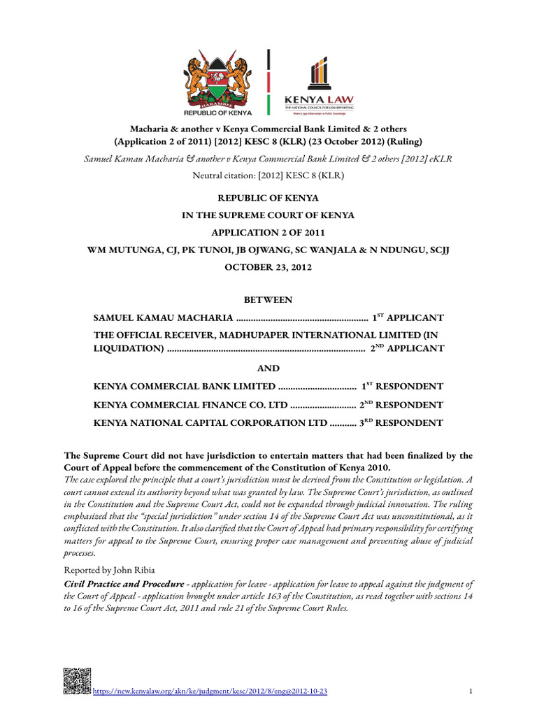 Supreme Court Jurisdiction Ruling | PDF | Supreme Courts | Appellate Court