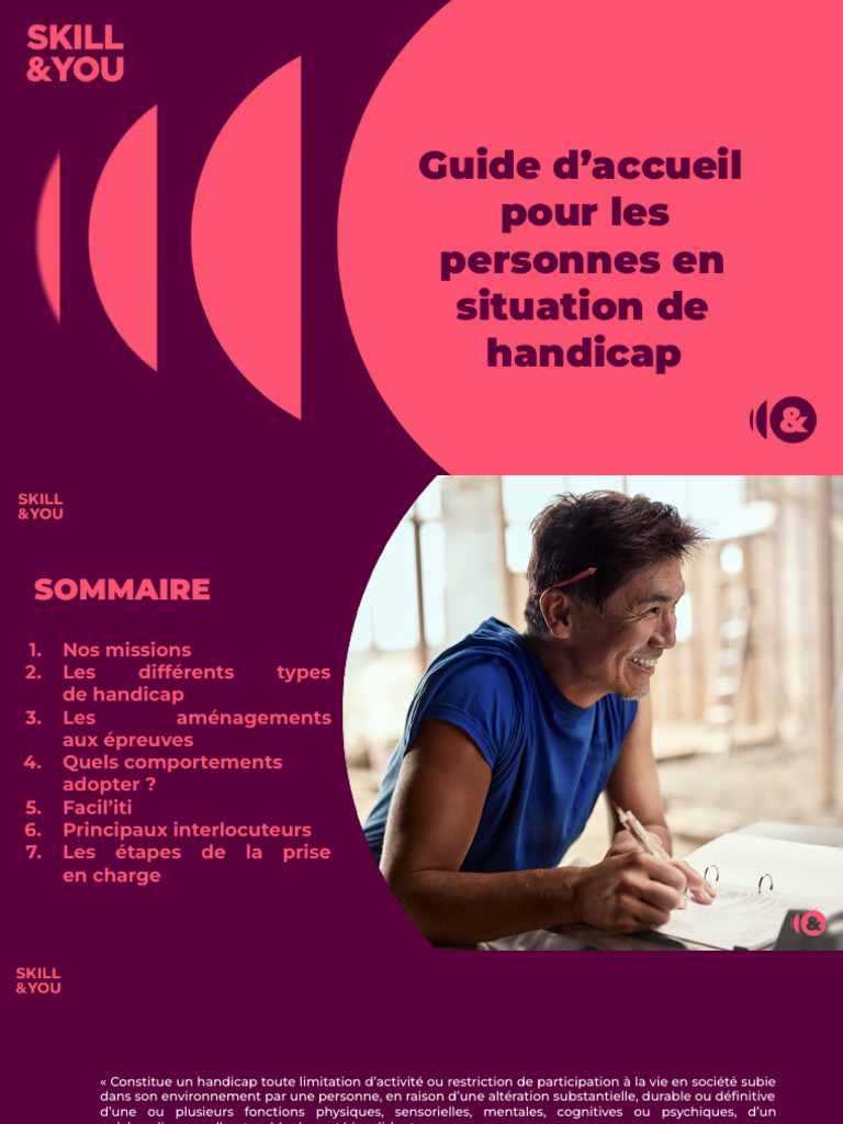 Accueil des personnes en situation de handicap | PDF | Invalidité ...