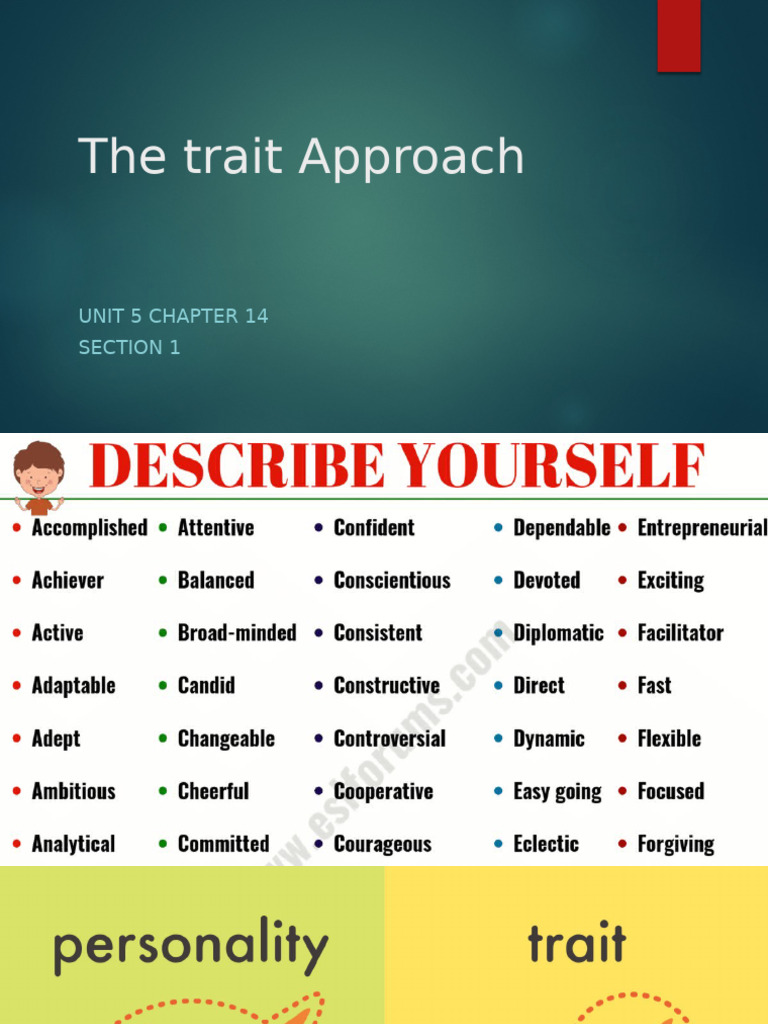 Understanding Personality Traits and Theories | PDF | Personality ...
