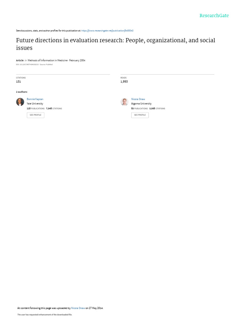 Futuredirections | PDF | Evaluation | Social Sciences