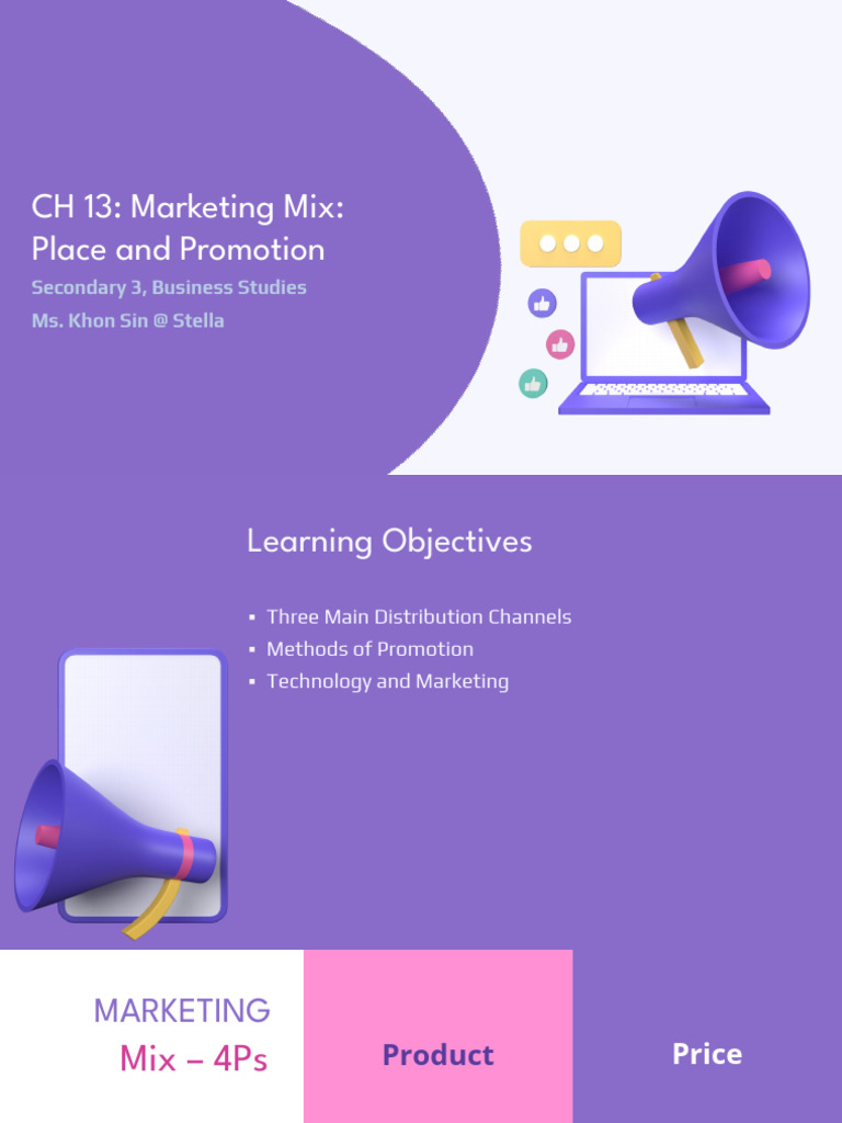 Marketing Mix: Place & Promotion Guide | PDF | Sales | Direct Marketing