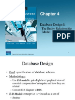 Database Design I:: The Entity-Relationship Model