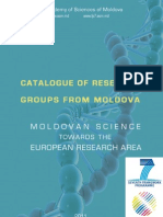 Catalogue of Research Groups From Moldova 2011