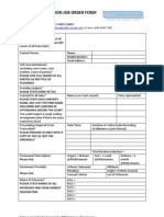 Transcript Job Order Form