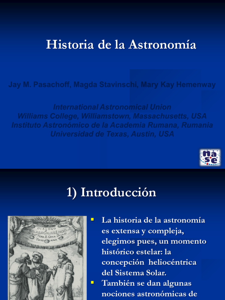 Historia de la Astronomía: Del Geocentrismo al Heliocentrismo | PDF ...