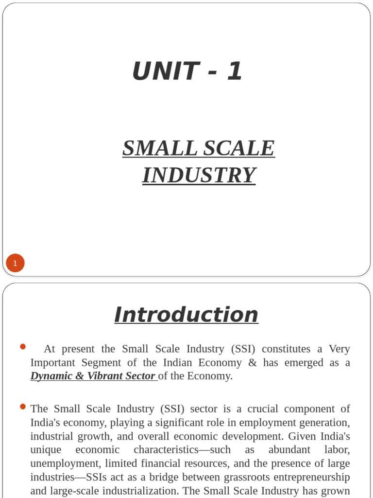 Overview of Small Scale Industries in India | PDF | Loans | Business