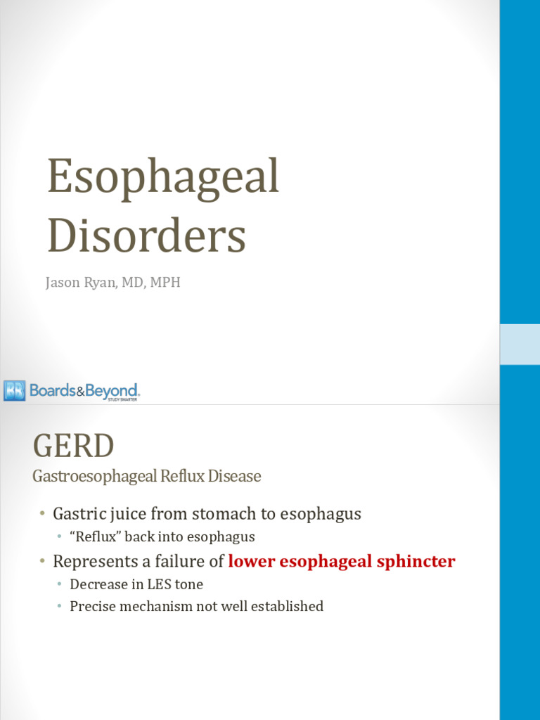 Esophageal Disorders Atf | PDF | Gastroesophageal Reflux Disease ...