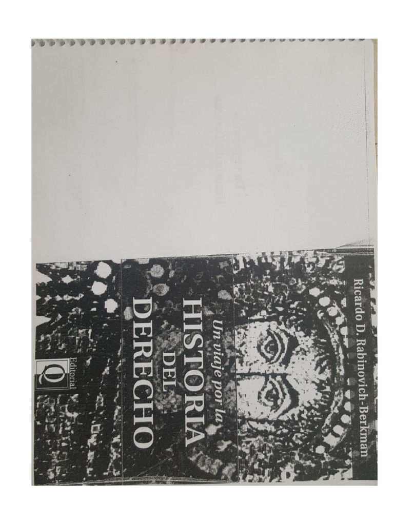 RABINOVICH BERKMAN HISTORIA DEL DERECHO | PDF