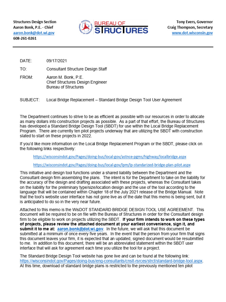 Aaron - Bonk@dot - Wi.gov WWW - Dot.wisconsin - Gov | PDF | Indemnity ...
