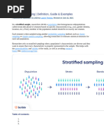 Advantages and Disadvantage of Stratified Sampling | PDF | Sampling ...