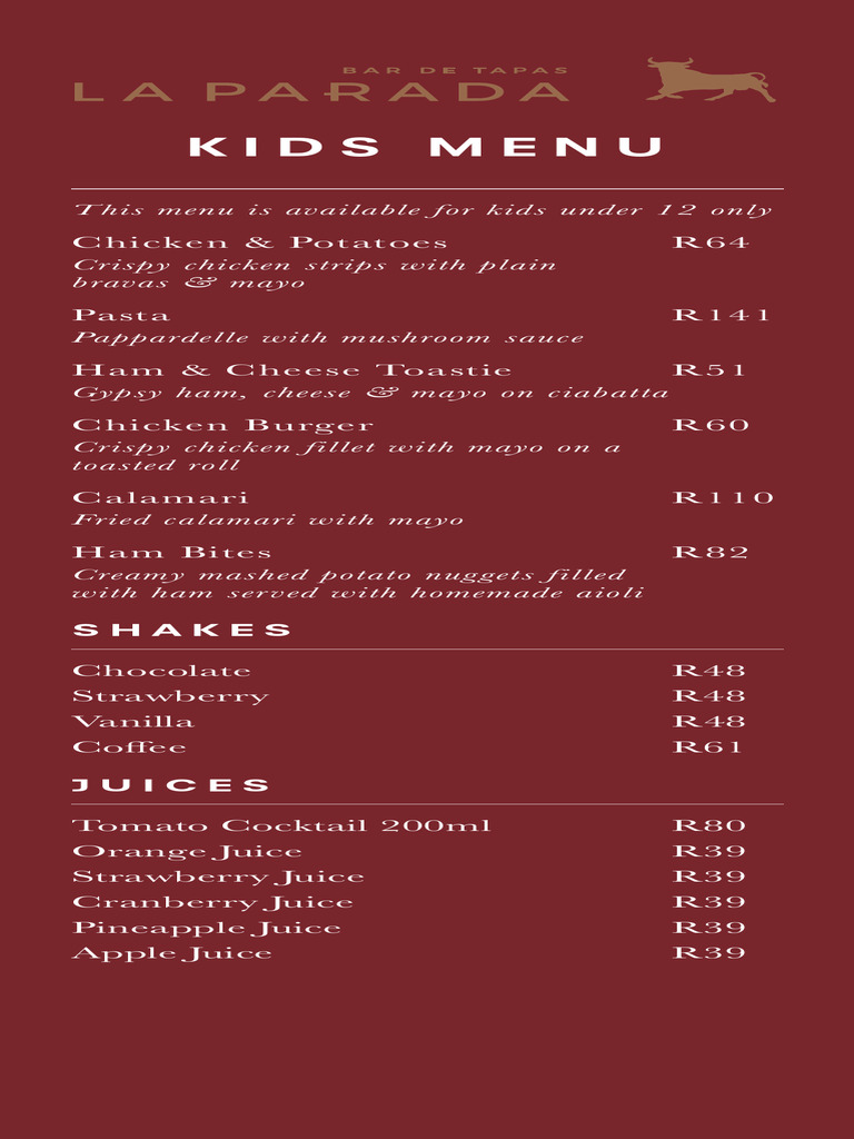LPVA Kids-Menu March24 Web | PDF