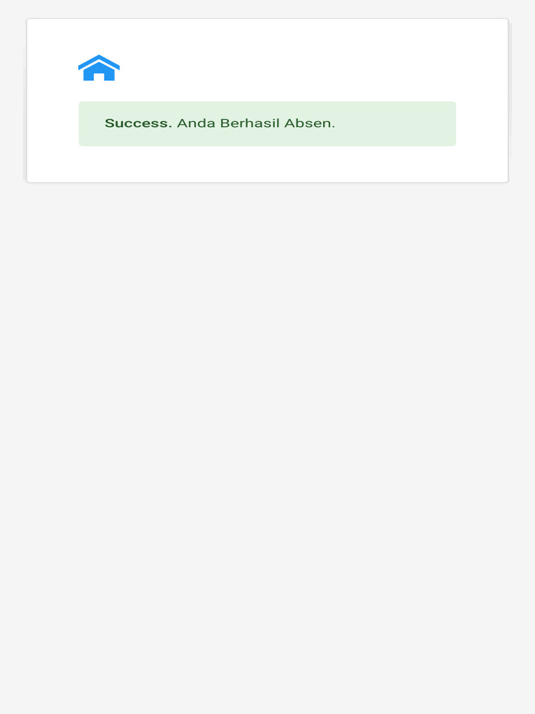 Berhasil Absen | PDF
