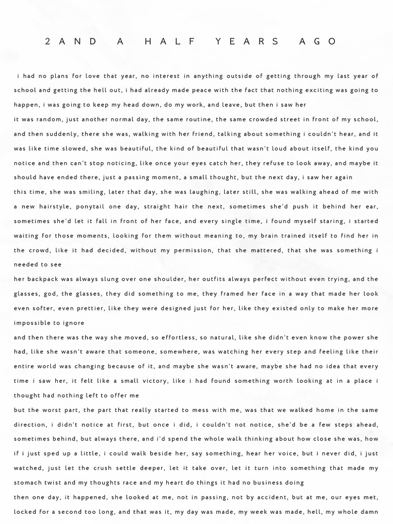 Our Story Chap 1 | PDF