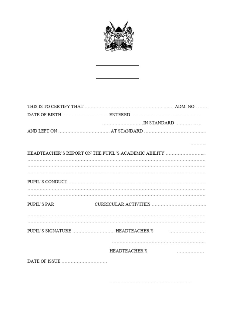 Primary Leaving Certificate | PDF