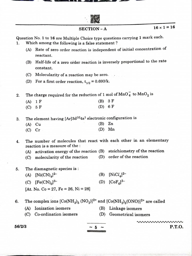 Chemistry Set 3 | PDF
