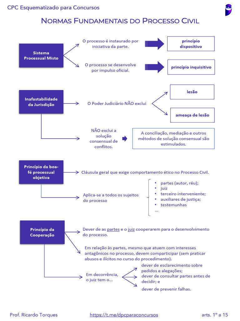 CPC Esquematizado - 1 A 15 - Normas Fundamentais Do Processo Civil ...
