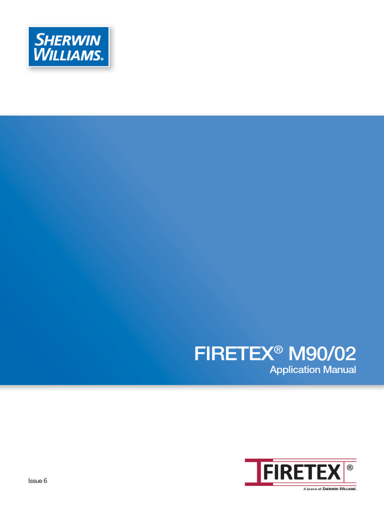 FIRETEX M90/02 Application Guide | PDF | Materials | Industrial Processes