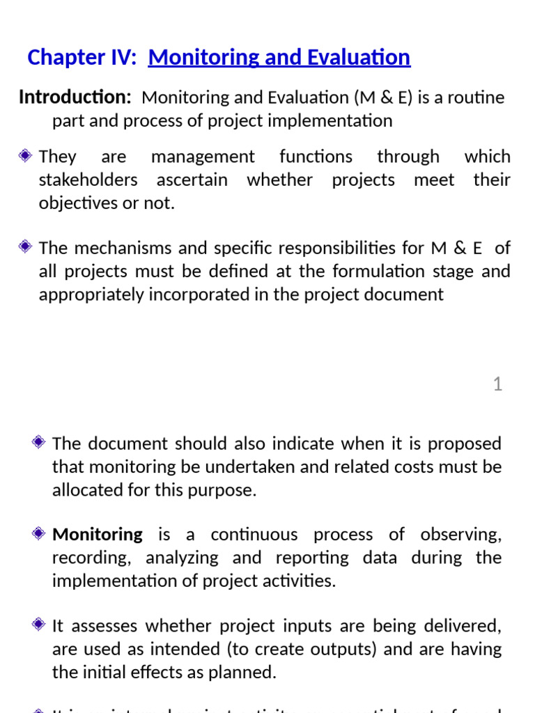 Effective Monitoring and Evaluation Strategies | PDF | Evaluation ...