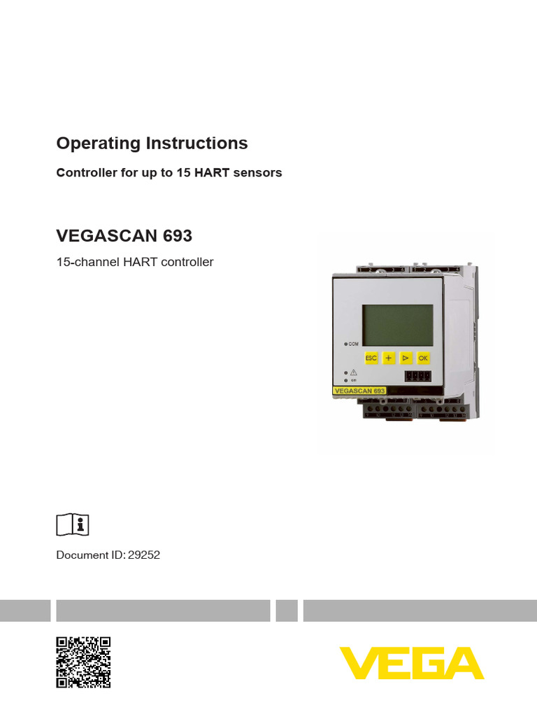 EN VEGASCAN 693 15 Channel HART Controller | PDF | Electrical Connector ...