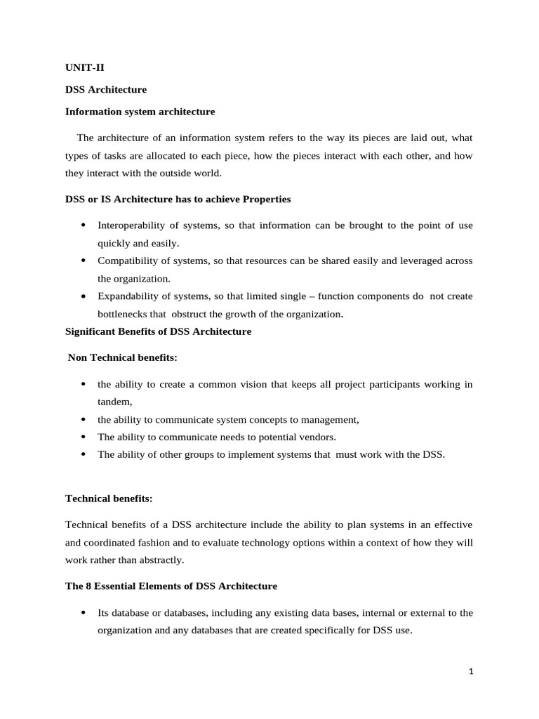 DSS Unit Ii | PDF | Databases | Software Prototyping