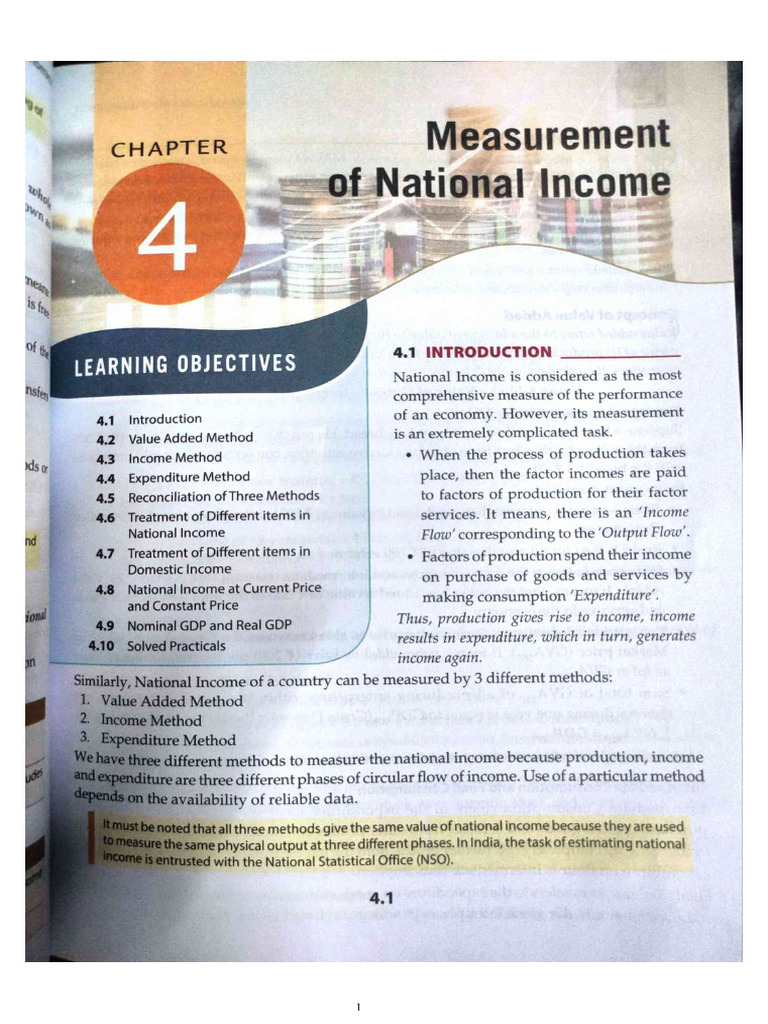 Measurement of National Income | PDF