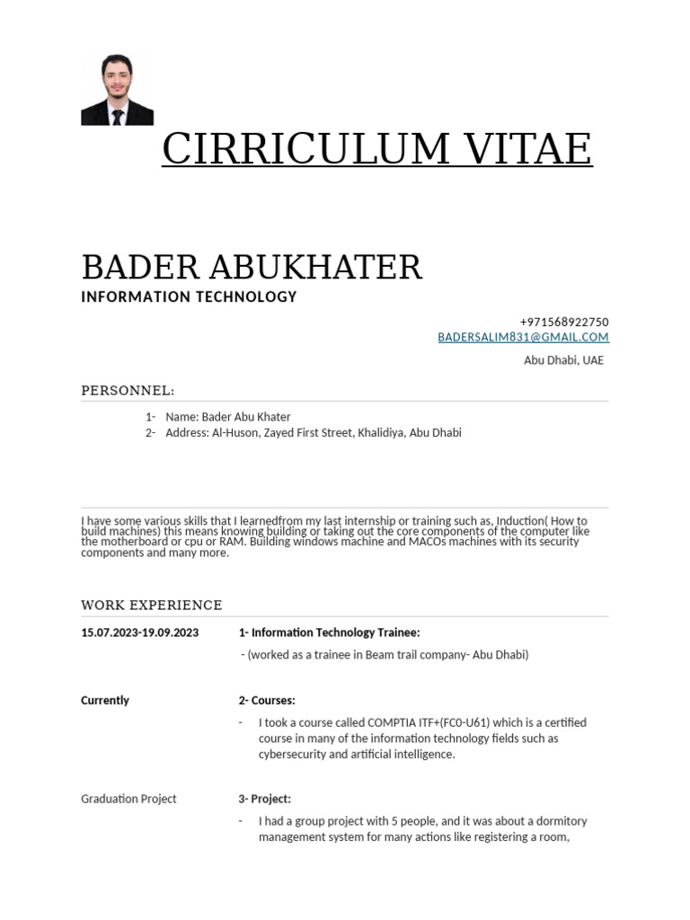 My CV | PDF