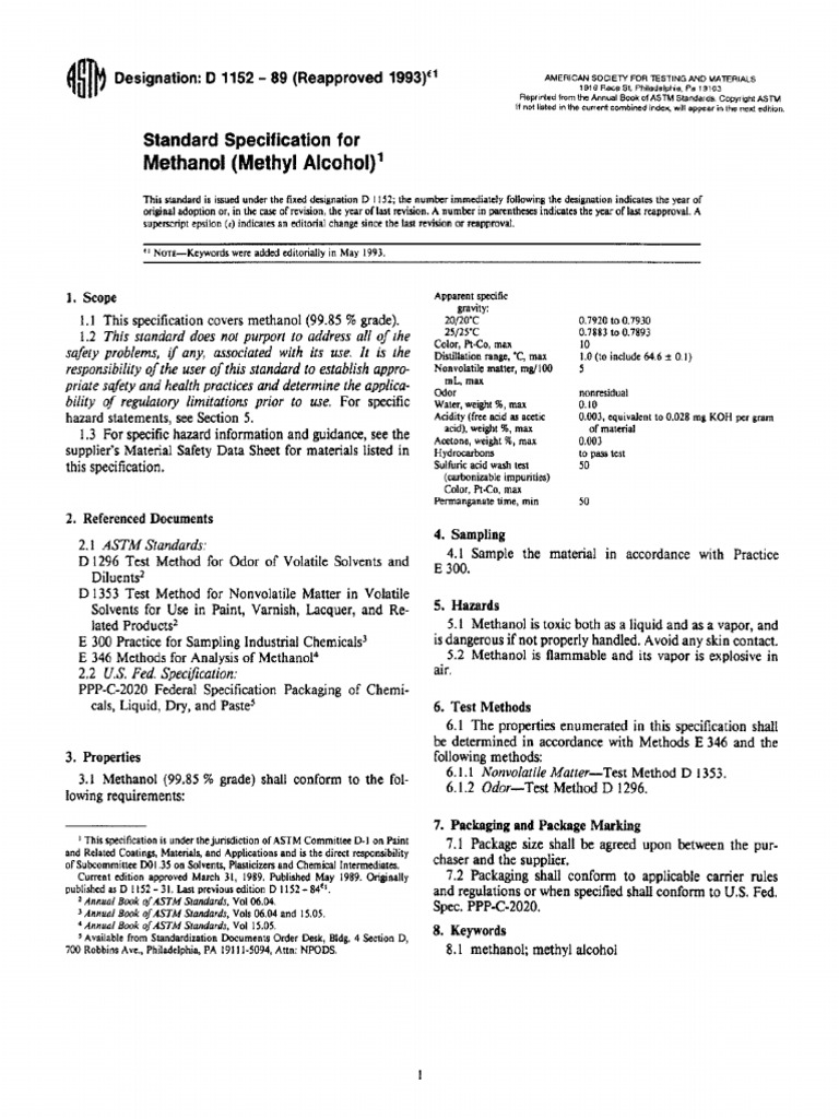 D 1152 | PDF