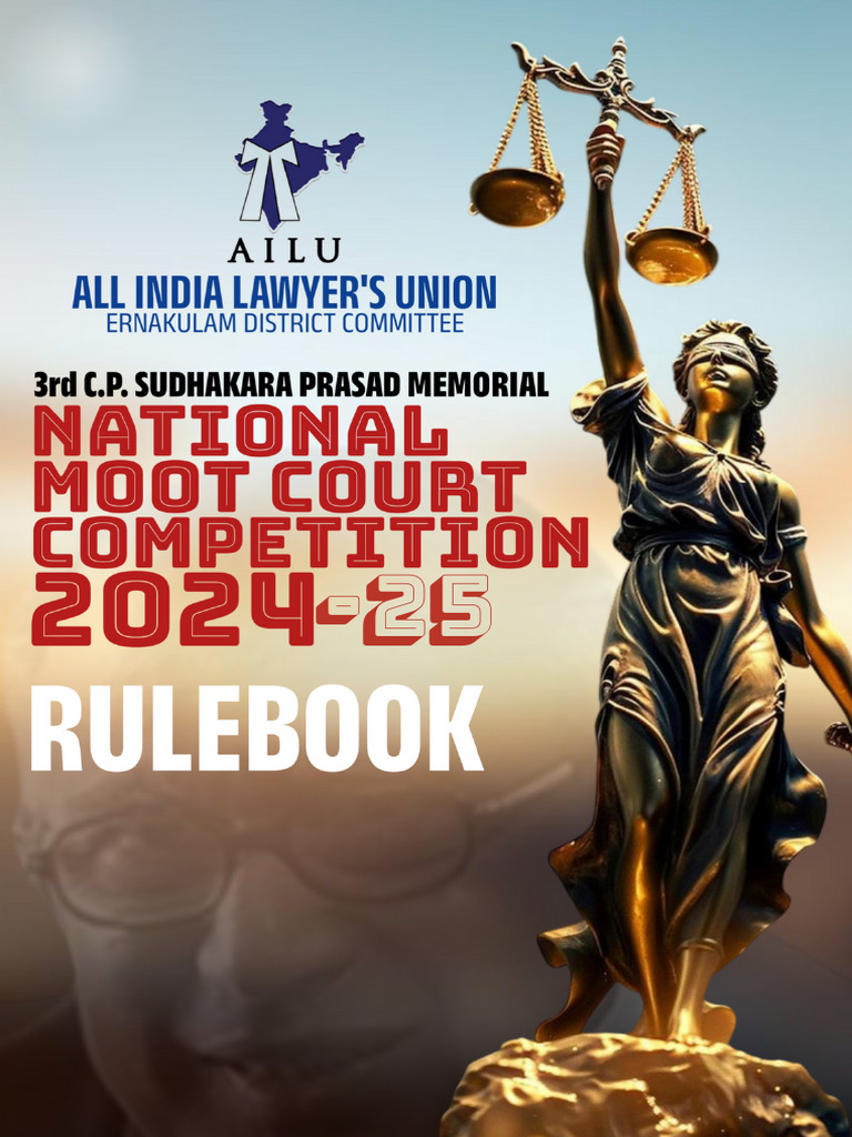 Moot Court Competition 2024-25 Rules | PDF | Justice | Crime & Violence