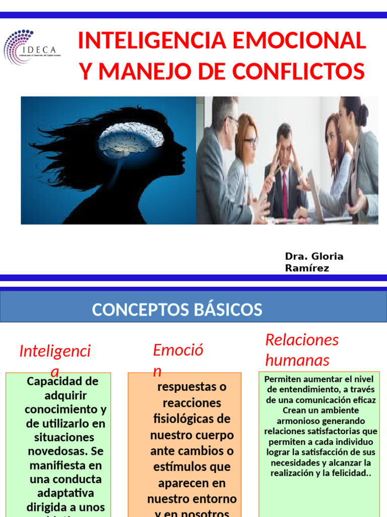 Diapositiva Curso Inteligencia Emocional y Manejo de Conflictos | PDF ...