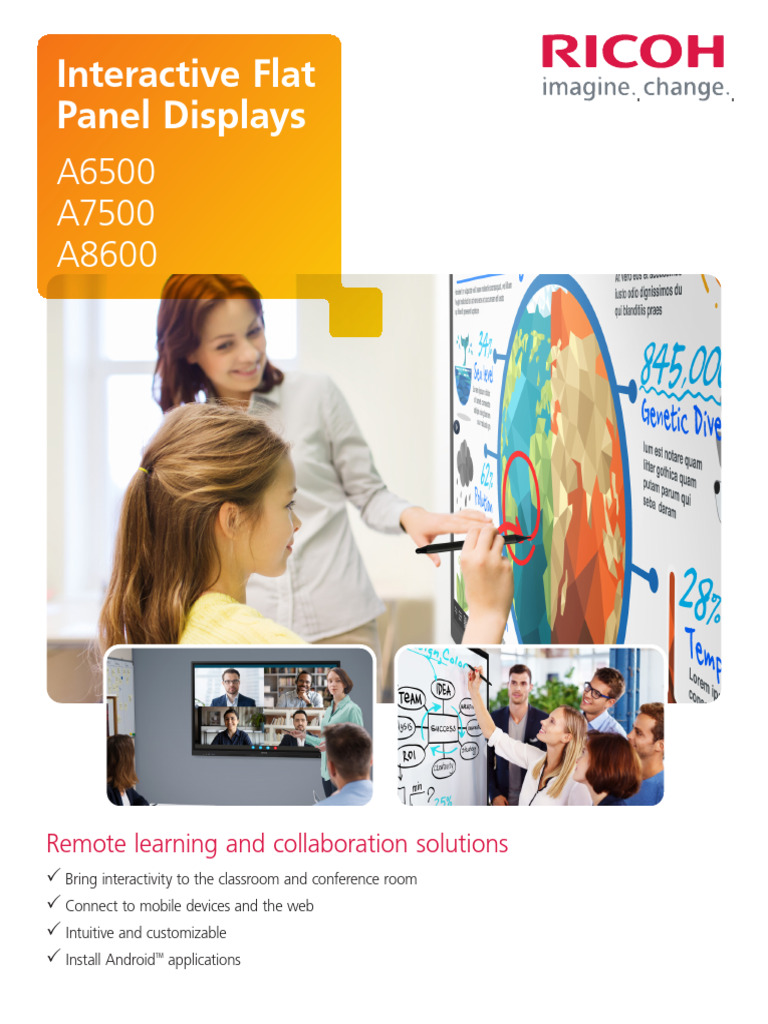 A6500 A7500 A8600 IWB Brochure | PDF | Mobile App | Android (Operating ...