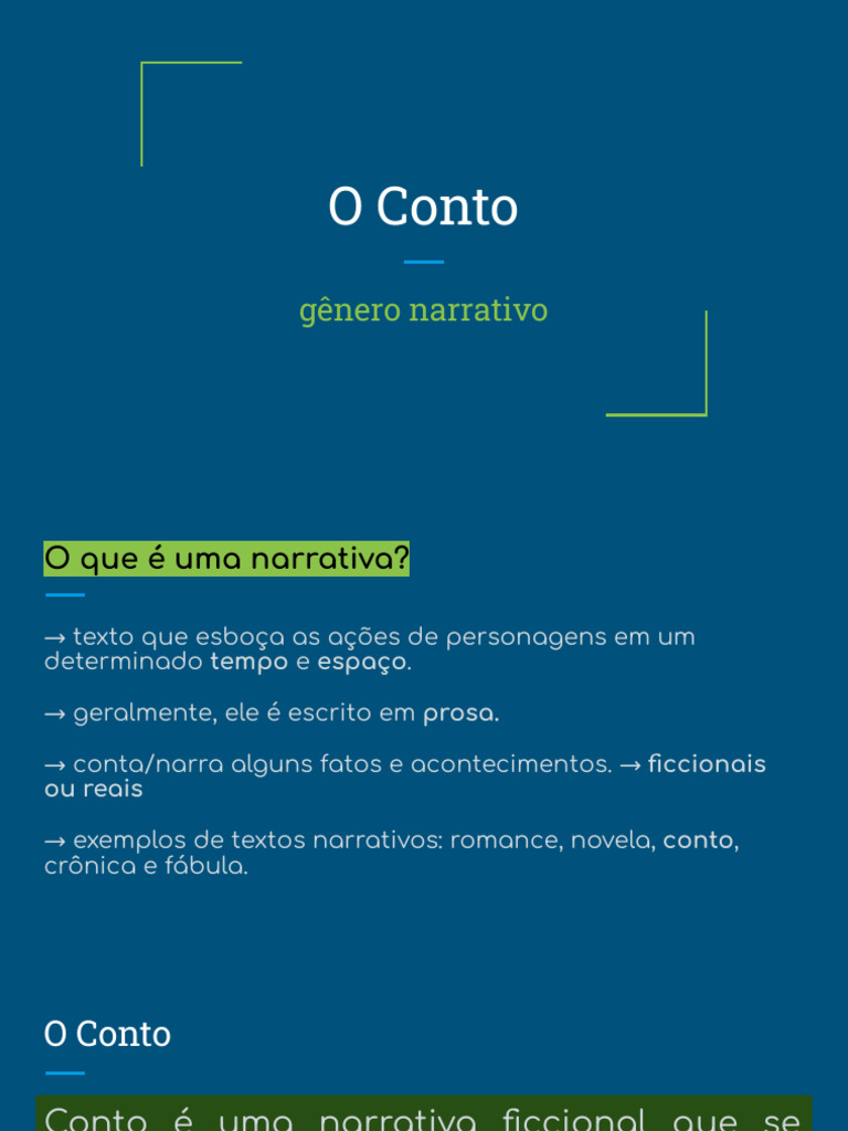 Entendendo o Conto: Estrutura e Enredo | PDF