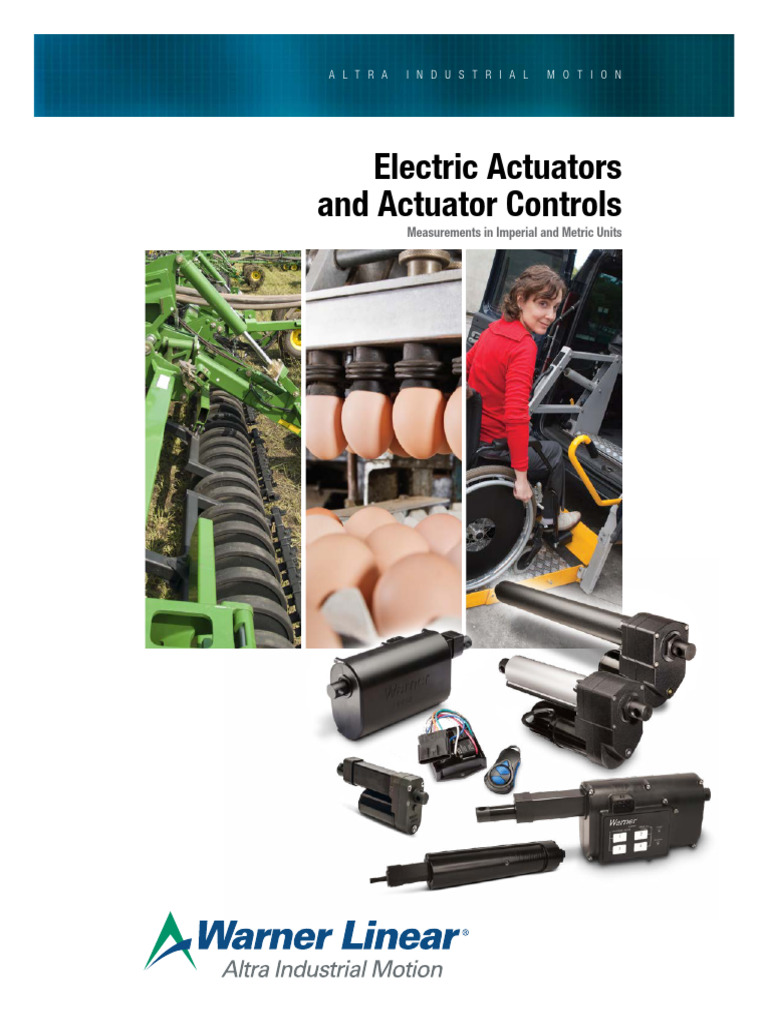 Electric Actuators & Controls Overview | PDF | Actuator | Electric Motor