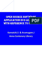 Open Source Software Application in E-Learning With Reference