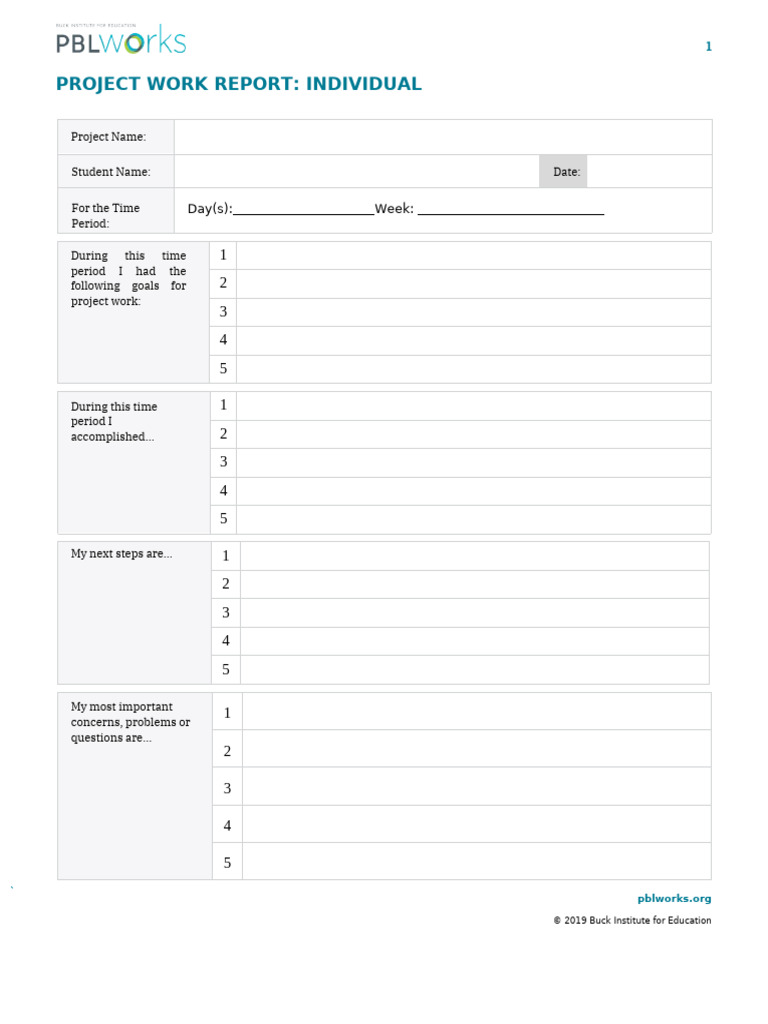 Individual Project Work Report | PDF