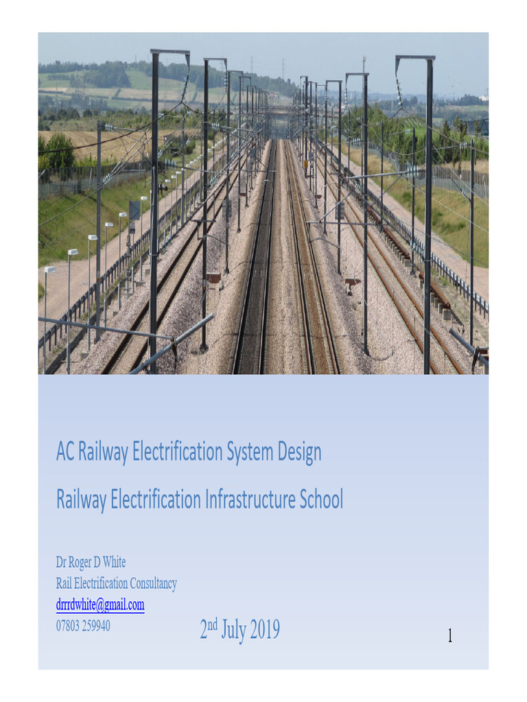 25kV Railway Electrification Overview | PDF | Electric Power ...