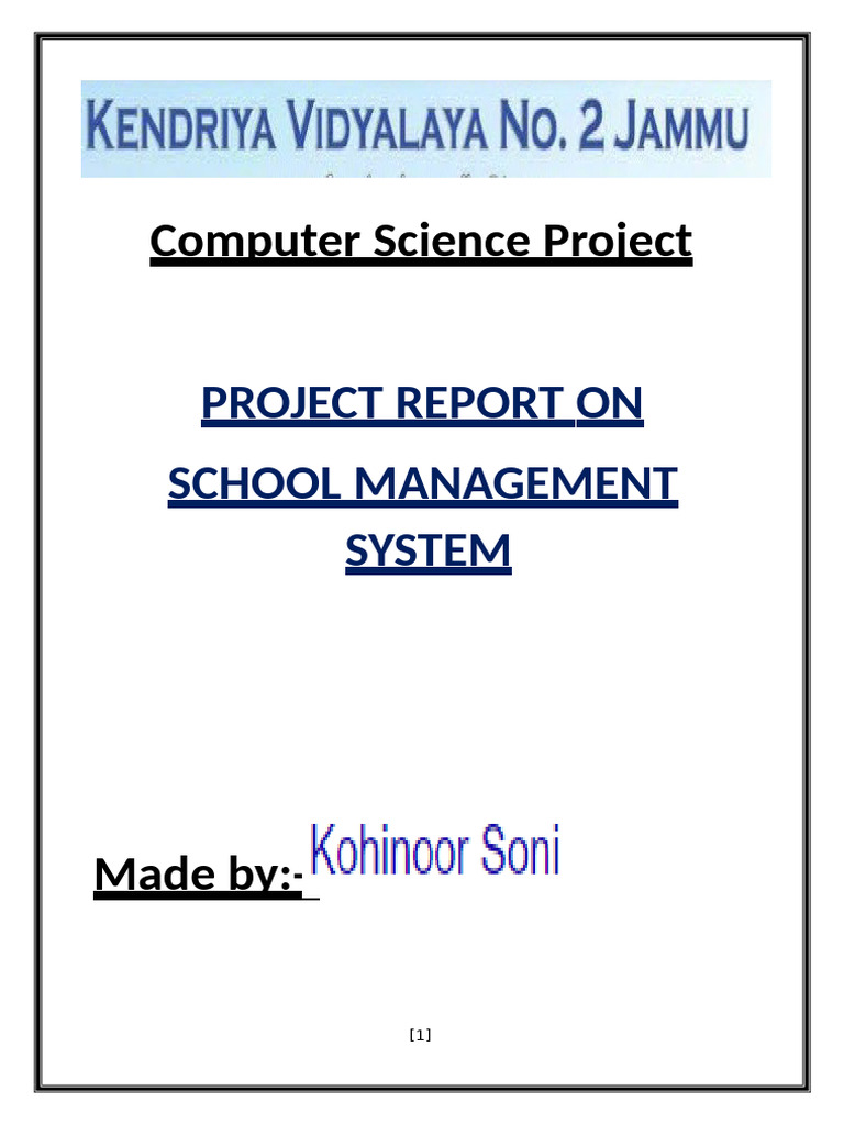 Computer - Science - Project KOINEER | PDF | Databases | My Sql