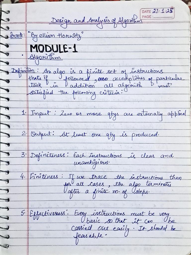 Daa Notes Final | PDF