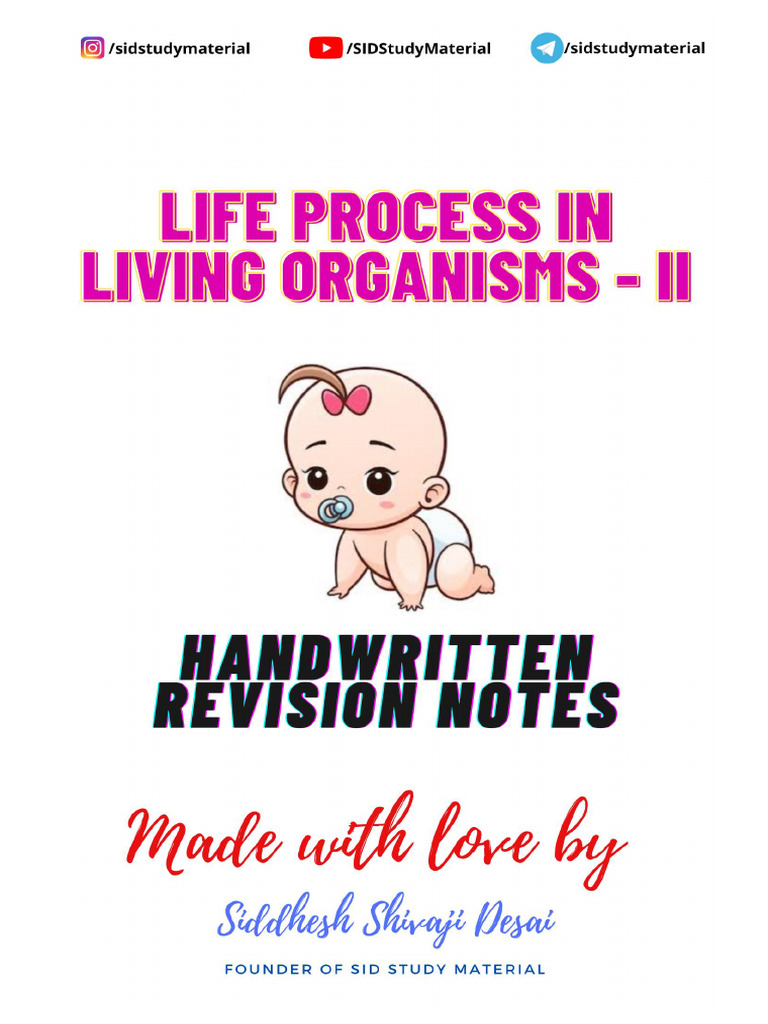 2.3 Life Processes II | PDF