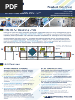 AHU-01 Specifications and Design Details | PDF | Manufactured Goods