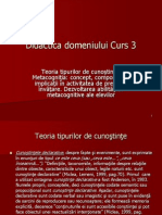 Didactica Domeniului Curs 3