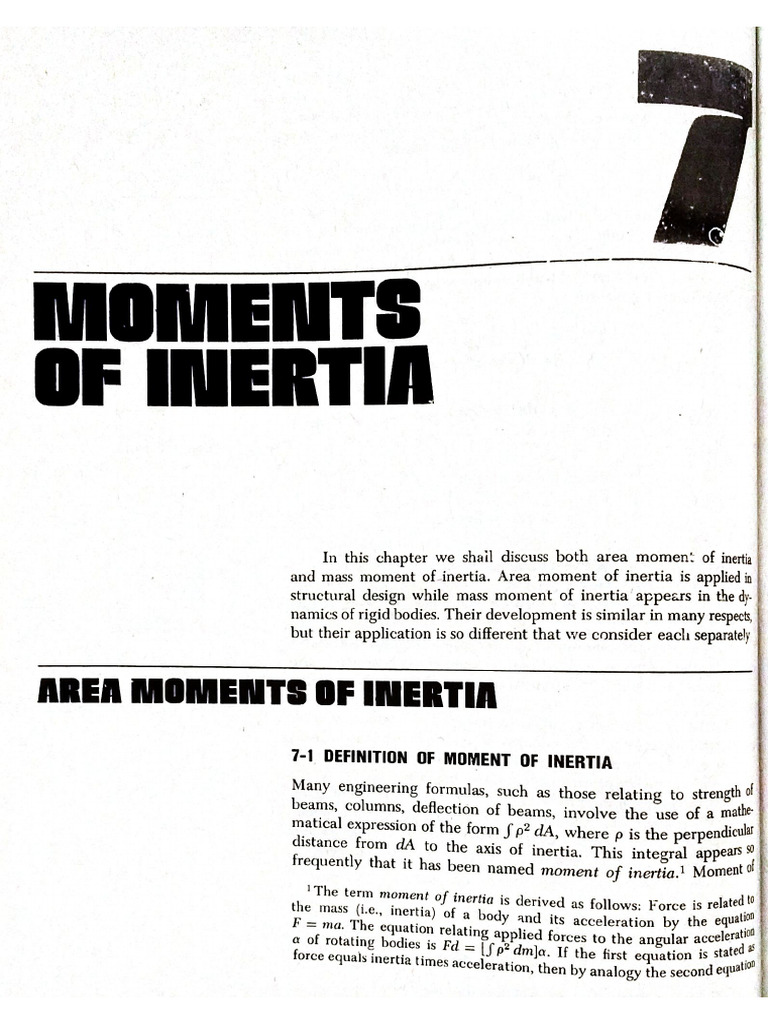 Moment of Inertia Referencegvgv | PDF
