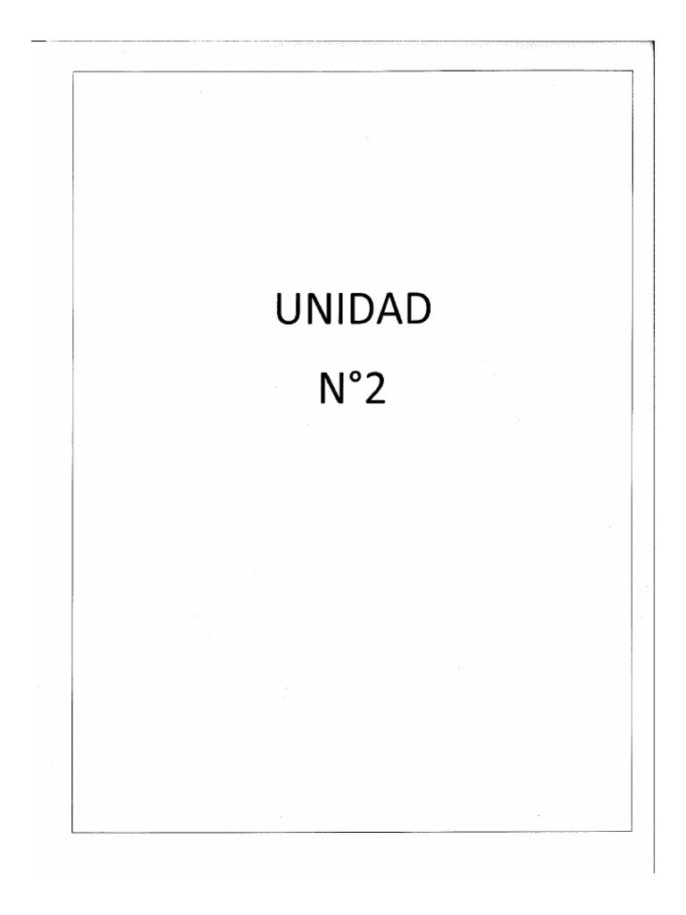 Unidad 2 | PDF