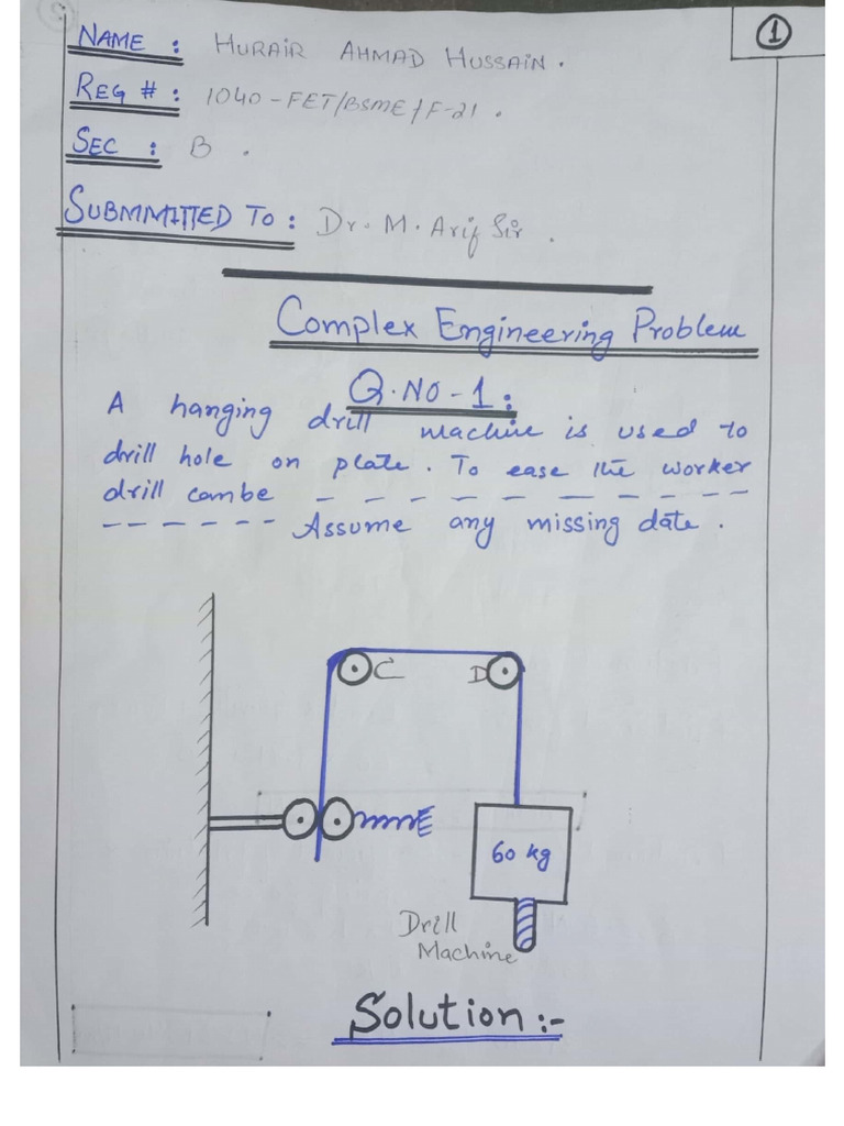 Complex Engineering Problem Stats | PDF