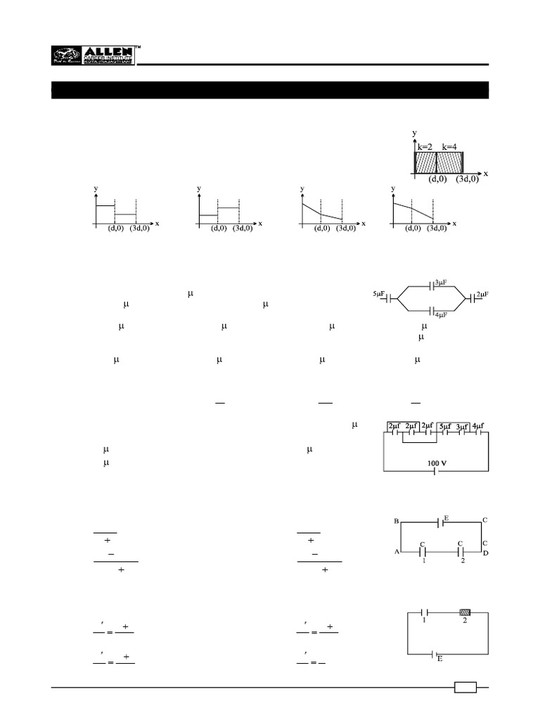 Capacitor Charge and Voltage Analysis | PDF | Capacitor | Electronic ...