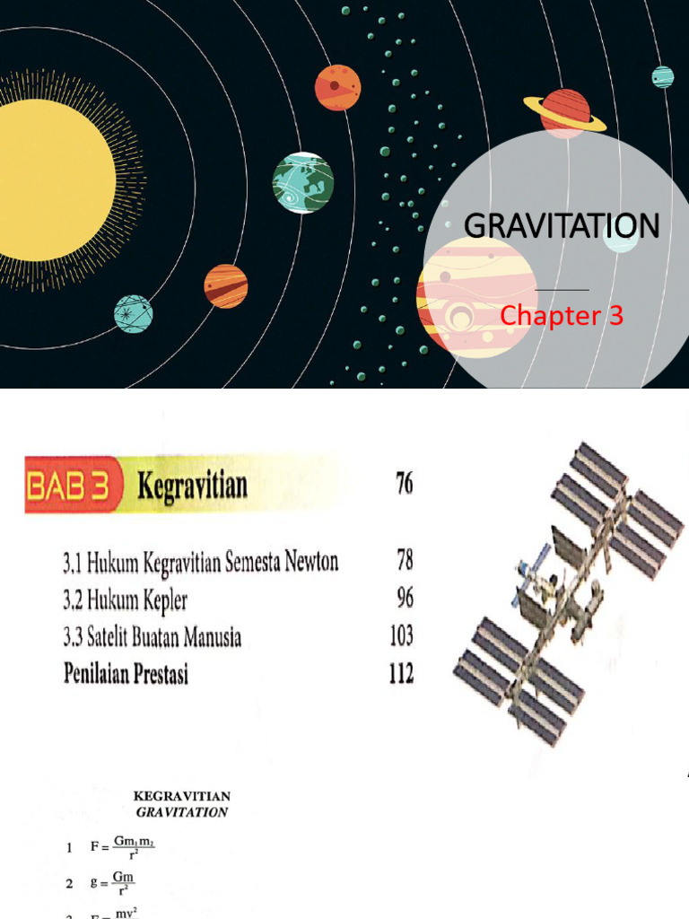 Bengkel Permata Fizik Gravitation Chapter 3 | PDF | Orbit | Newton's ...