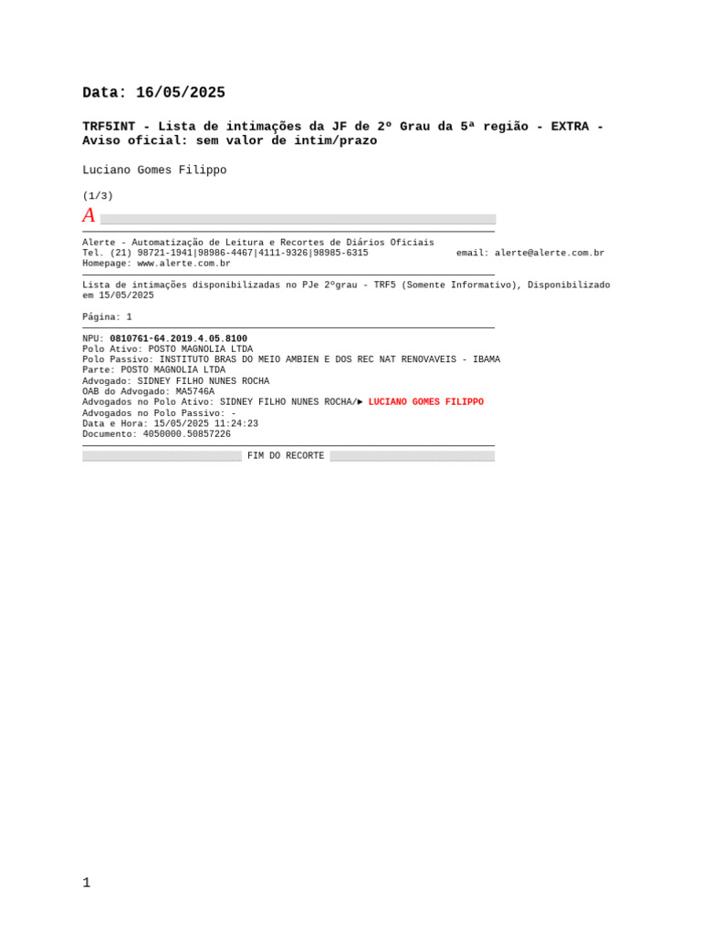 TRF5 SD | PDF